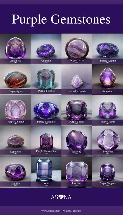 violet gems|Violet Gemstone Guide: A To Z Types And Origins